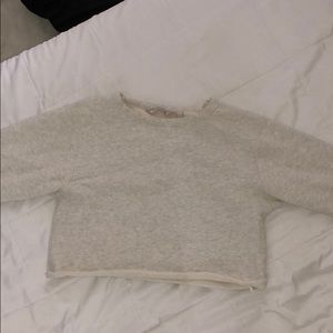 Athlete cropped sweatshirt